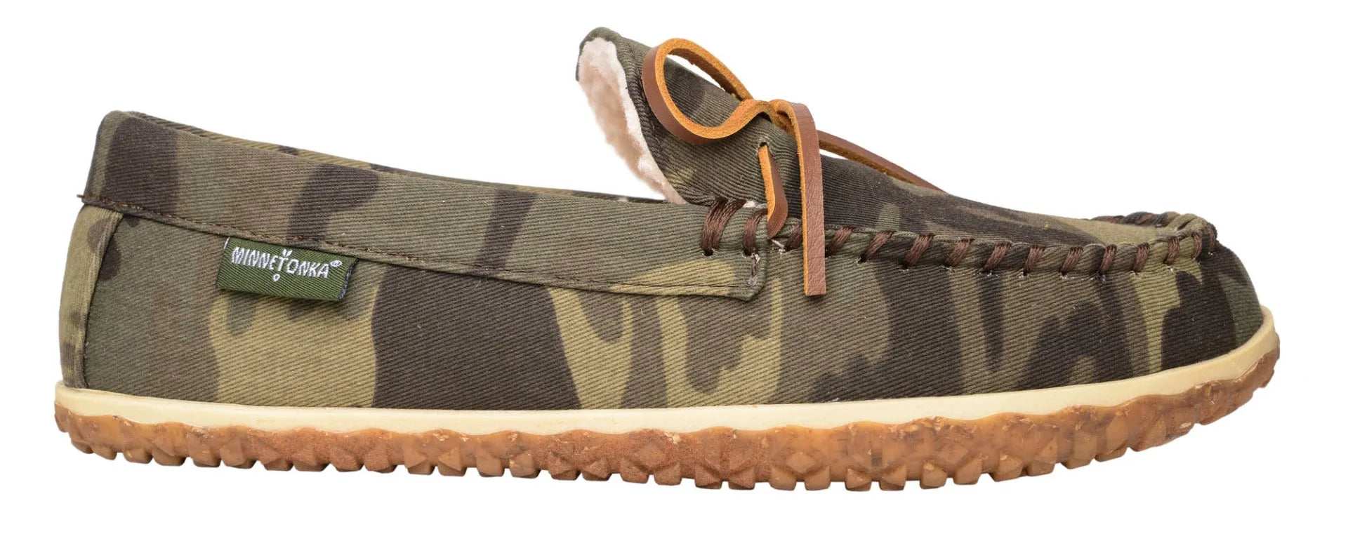 Minnetonka Tomm Canvas (Camo) - Mens Slippers - Hatcountry
