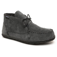 Men's Dark Grey Moccasin Boots
