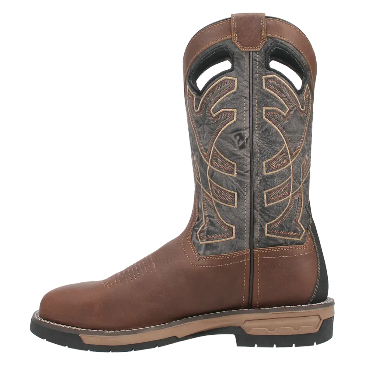 Laredo Nazca (Broad Square Toe) - Men's Leather Cowboy Work Boot - Hatcountry