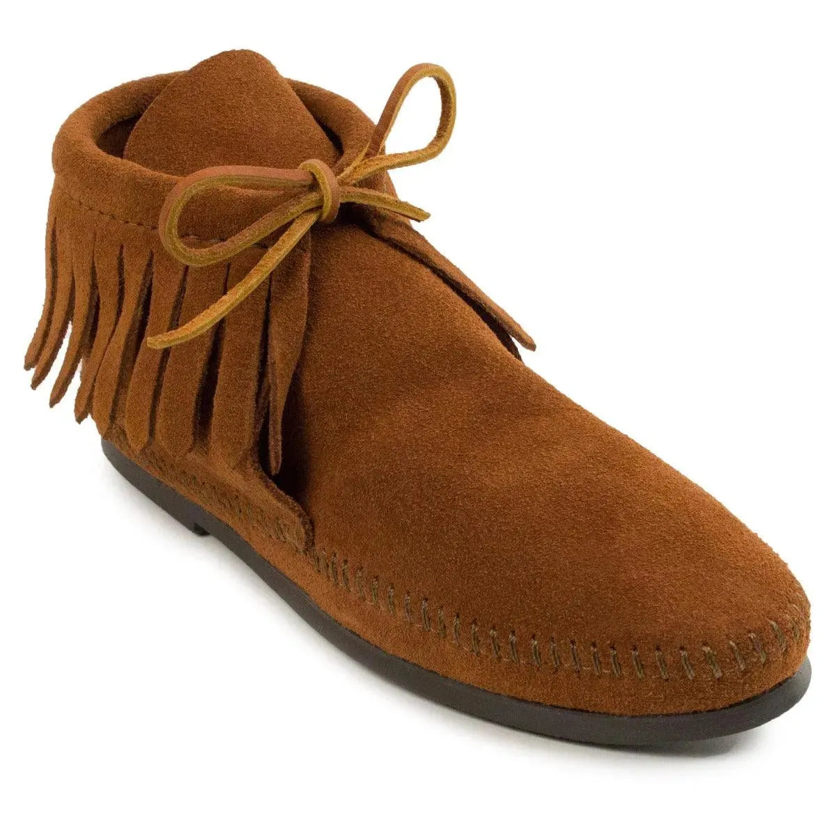 Minnetonka Classic Fringe Hardsole Boot - Womens Boots - Hatcountry