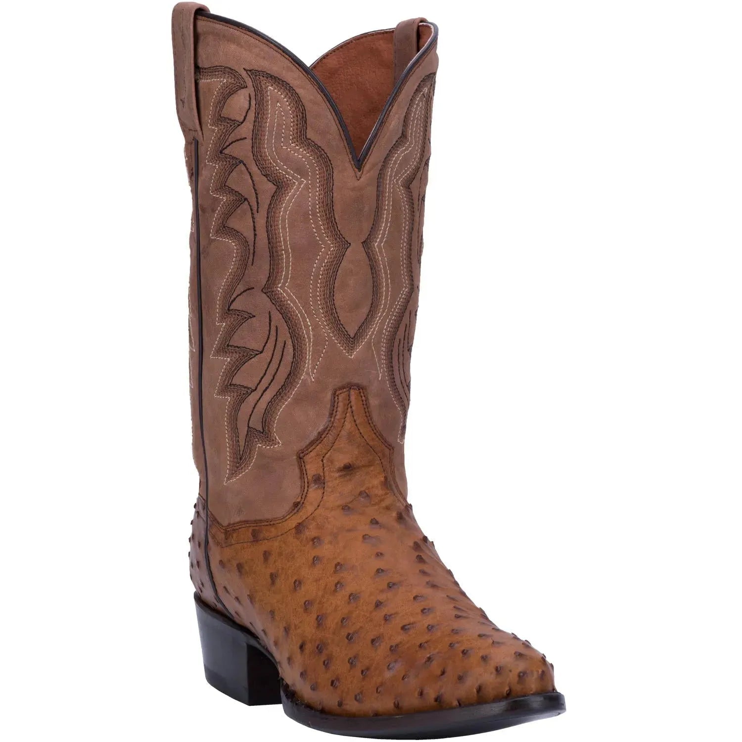 Dan Post Tempe - Mens Ostrich Leather Cowboy Boots - Hatcountry