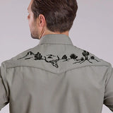 Roper 2475 Solid (Grey) - Men's Western Shirt