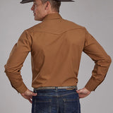 Roper 2124 Solid (Rust) - Men's Western Shirt