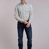 Roper 3268 Solid Broadcloth (Soft Grey) - Men's Western Shirt