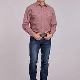 Roper 2896 Floral Print (Red) - Men's Western Shirt