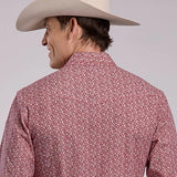 Roper 2896 Floral Print (Red) - Men's Western Shirt