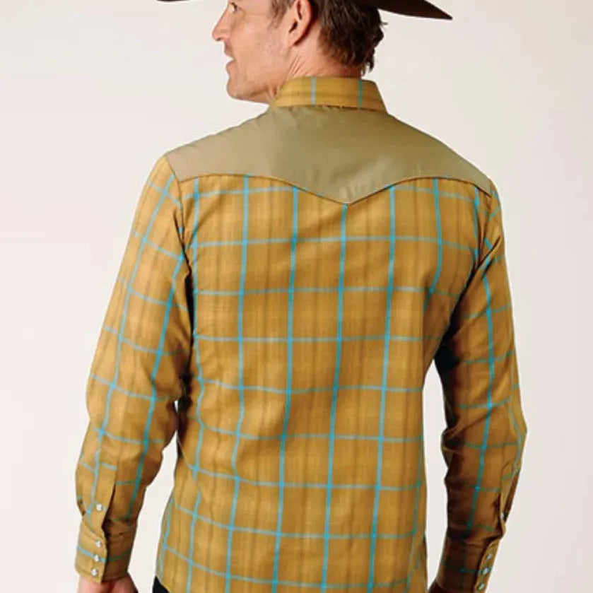 Roper Butterscotch (Yellow) - Men's Western Shirt - Hatcountry