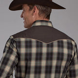 Roper 2108 Plaid (Grey) - Men's Western Shirt
