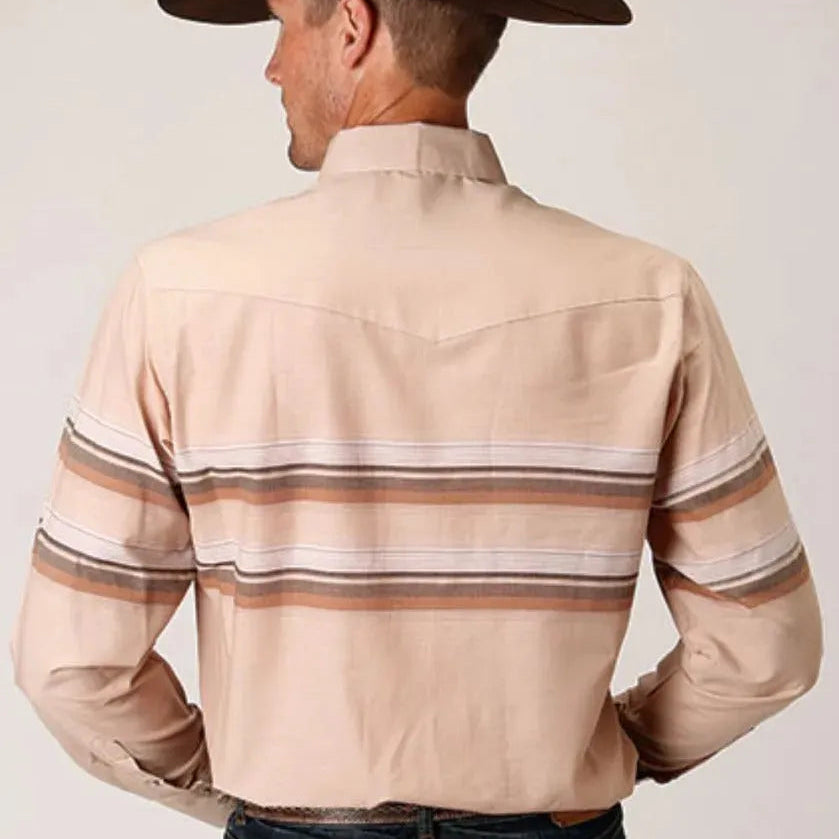 Roper Sandy Trails (Tan) - Men's Western Shirt - Hatcountry