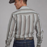 Roper 2114 Multi Stripe (Grey) - Men's Western Shirt