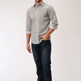 Roper 00251 Dark Ground (Grey) - Men's Western Shirt