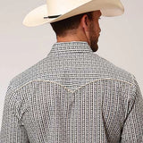 Roper 00251 Dark Ground (Grey) - Men's Western Shirt