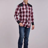 Roper 2901 Retro Contrast (Red) - Men's Western Shirt