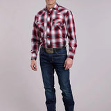 Roper 2901 Black Plaid (Red) - Men's Western Shirt