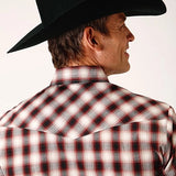 Roper 1708 Plaid (Wine) - Men's Western Shirt