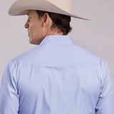 Roper 2909 80/20 Stripe (Blue) - Men's Western Shirt