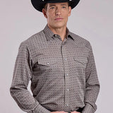 Roper 2910 Double Diamonds (Grey) - Men's Western Shirt