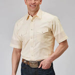 Roper Cattleman (Cream) - Men's Western Shirt - Hatcountry