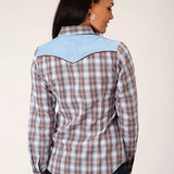 Roper 1634 Fancy Applique (Blue) - Women's Western Shirt