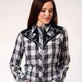 Roper 1881 Fancy Applique (Black) - Women's Western Shirt