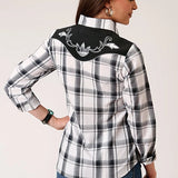 Roper 1505 Fancy Applique (Black) - Women's Western Shirt