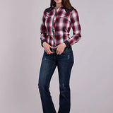 Roper 2901 Black Plaid (Red) - Women's Western Shirt
