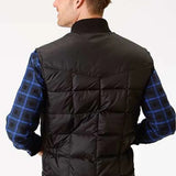 Roper 1473 Quilted Vest (Black) - Men's Vest