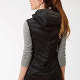 Roper Hooded Chevron Quilted Down Vest (Black) - Women's Vest - Hatcountry