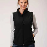 Roper Softshell Vest with Fleece Lining (Black) - Women's Vest - Hatcountry