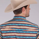 Roper 2465 Mini Aztec Stripe (Multi) - Men's Western Shirt