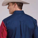 Roper Pieced Texas Flag (Multi) - Men's Western Shirt