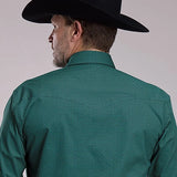 Roper 3241 Jade Lattice (Green) - Men's Western Shirt