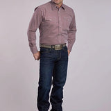 Roper 2882 Tile Foulard (Red) - Men's Western Shirt