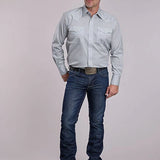Roper 2893 Four Point Foulard (Grey) - Men's Western Shirt