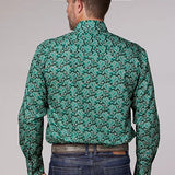 Roper 2018 Paisley (Jade) - Men's Western Shirt