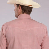 Roper 2500 Saltillo Foulard (Rust) - Men's Western Shirt