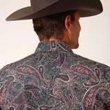 Roper 1664 Old Time Paisley (Multi) - Men's Western Shirt