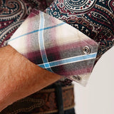 Roper 1664 Old Time Paisley (Multi) - Men's Western Shirt