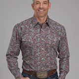 Roper 2154 Orchard Paisley (Multi) - Men's Western Shirt