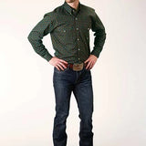 Roper 1376 Agave Foulard (Brown) - Men's Western Shirt