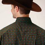 Roper 1376 Agave Foulard (Brown) - Men's Western Shirt