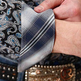 Roper 1382 Starry Night Paisley (Black) - Men's Western Shirt