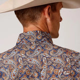 Roper 00996 Country Paisley (Blue) - Men's Western Shirt