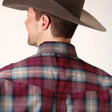 Roper 1372 Plaid (Wine) - Men's Western Shirt