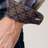Roper 1842 Ranch Plaid (Blue) - Men's Western Shirt