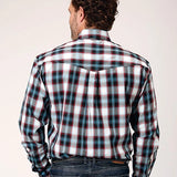 Roper 1843 West Plaid (Blue) - Men's Western Shirt