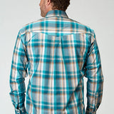 Roper 1939 Waters Edge Plaid (Blue) - Men's Western Shirt