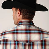 Roper 1661 Canyon Plaid (Red) - Men's Western Shirt