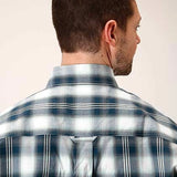 Roper 1373 West Plaid (Blue) - Men's Western Shirt