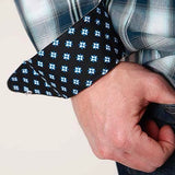 Roper 1373 West Plaid (Blue) - Men's Western Shirt